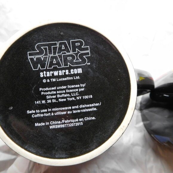 set of 2 star wars expression 14 oz coffee mugs darth vader storm trooper - Picture 9 of 16